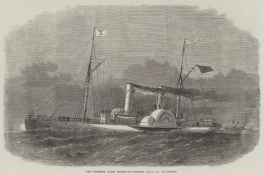 Der Colonel Lamb Blockade-Runner, gebaut in Liverpool